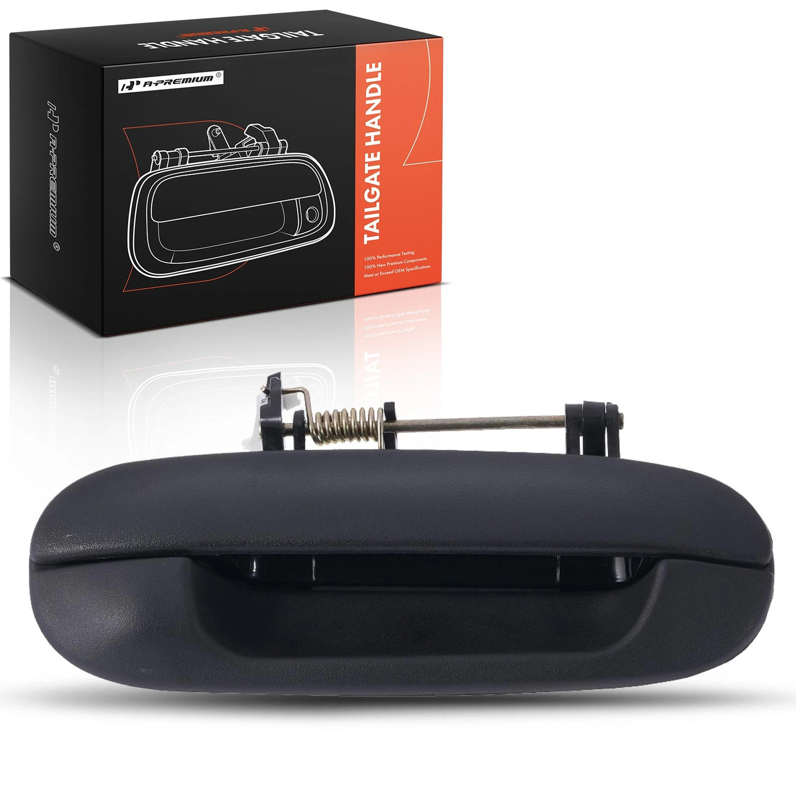 Front Passenger Black Exterior Door Handle for 2002-2009 GMC Envoy