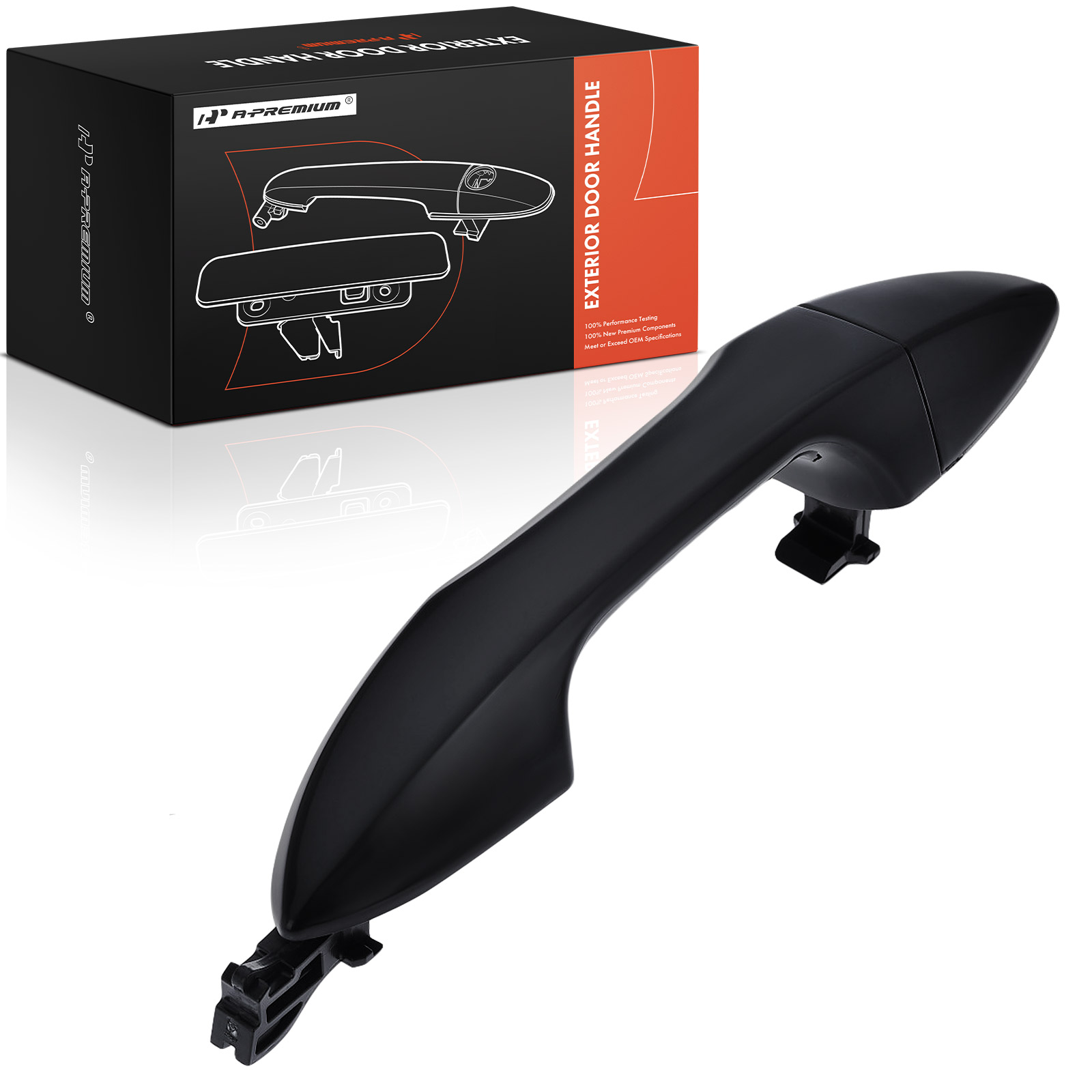Rear Passenger Black Exterior Door Handle