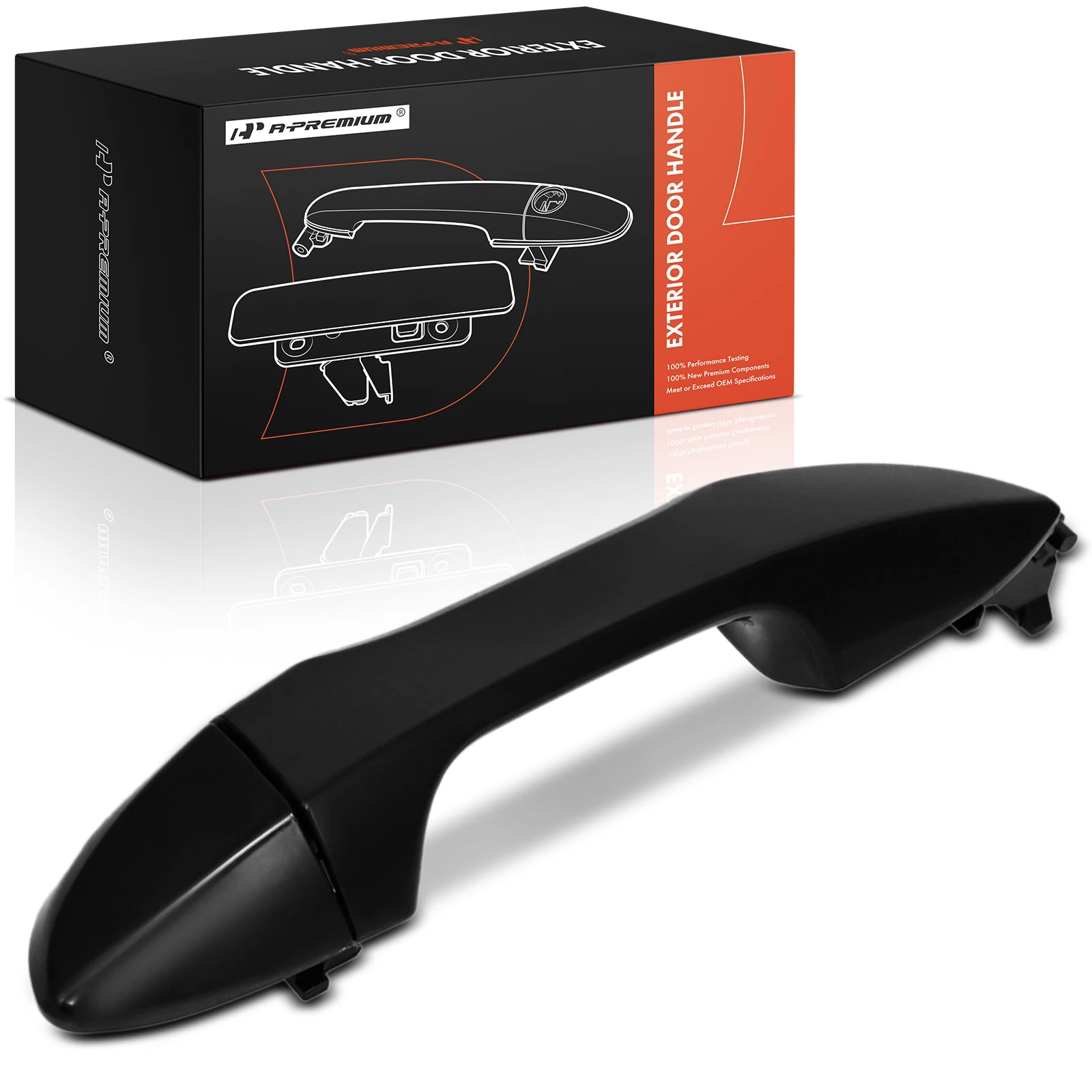 Rear Driver Smooth Black Exterior Door Handle