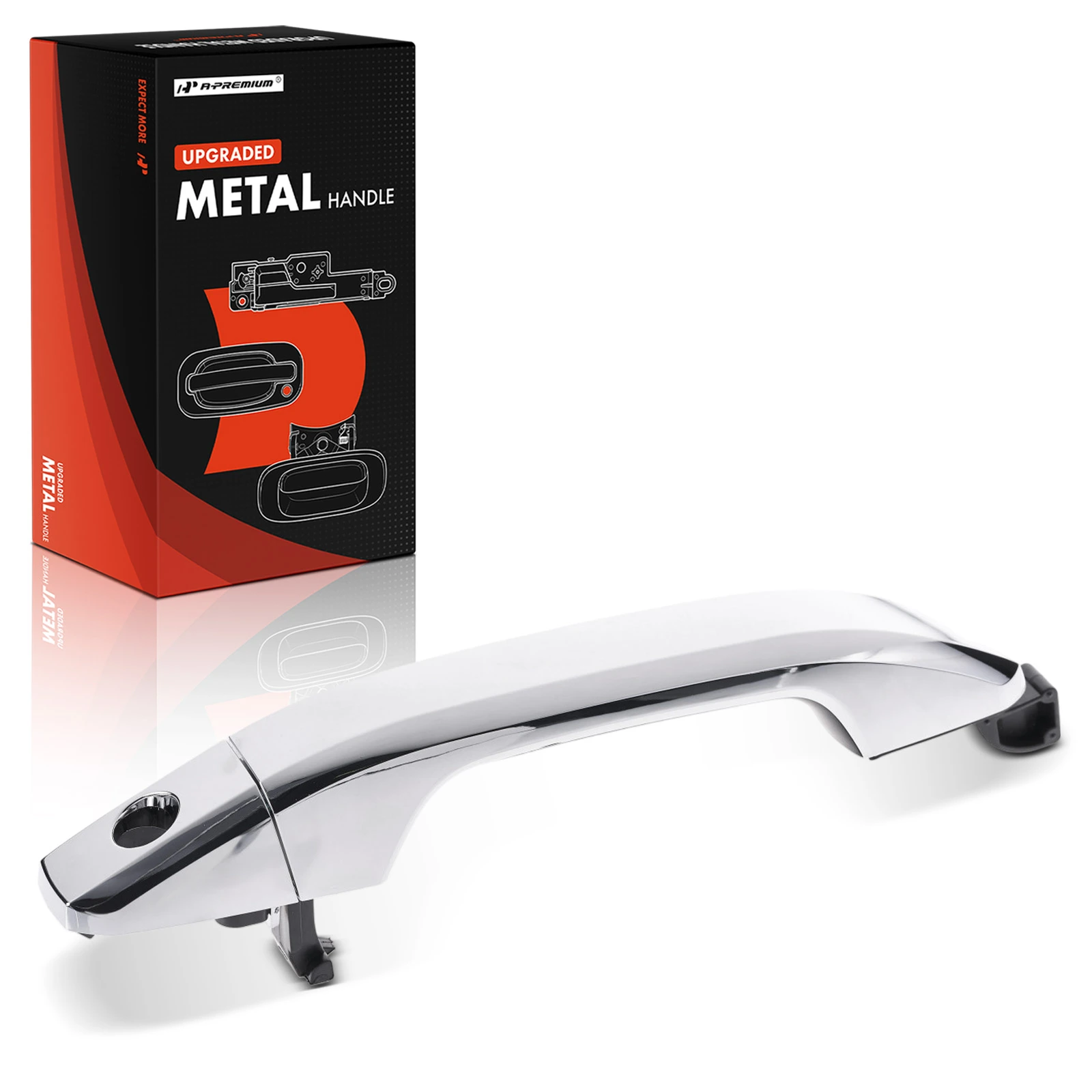 Front Driver Upgraded Metal Exterior Door Handle Chrome for 2015-2020 Cadillac Escalade ESV