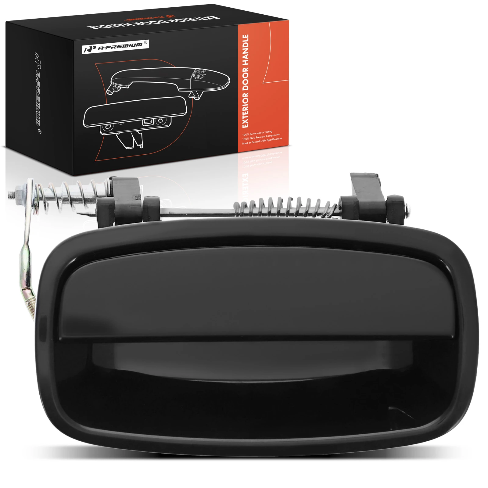 Rear Passenger Smooth Black Exterior Door Handle