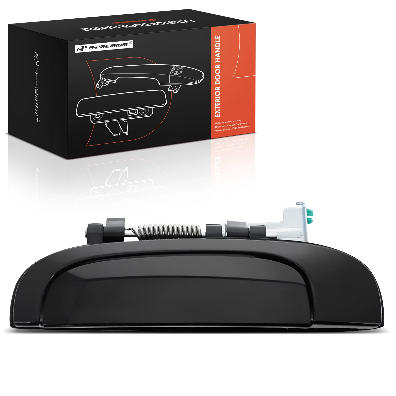 Rear Driver Smooth Black Exterior Door Handle