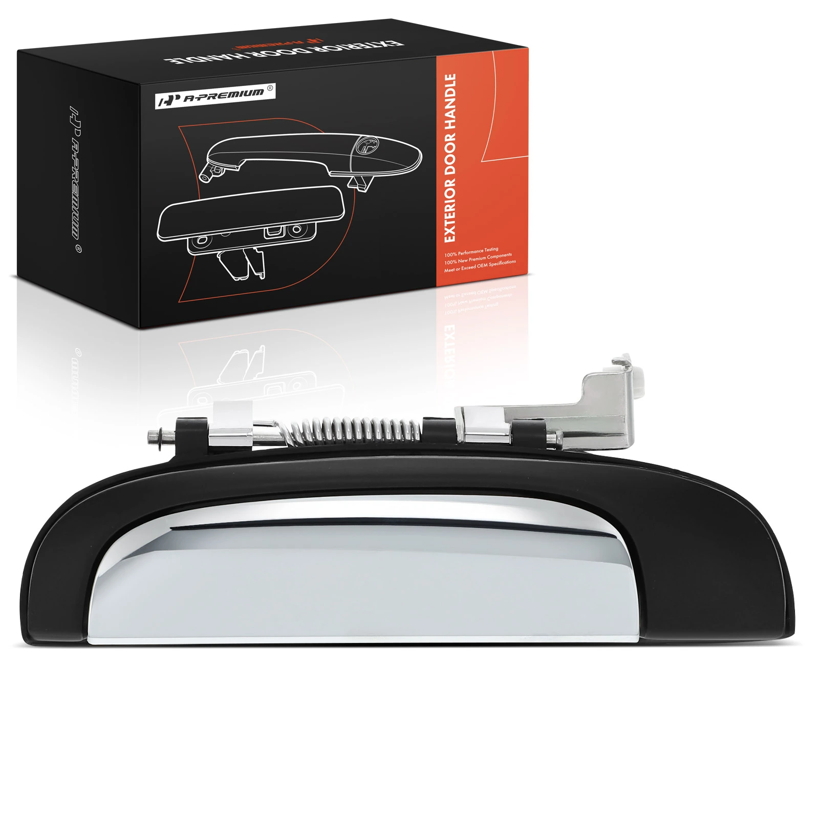 Rear Driver Primed Black Exterior Door Handle