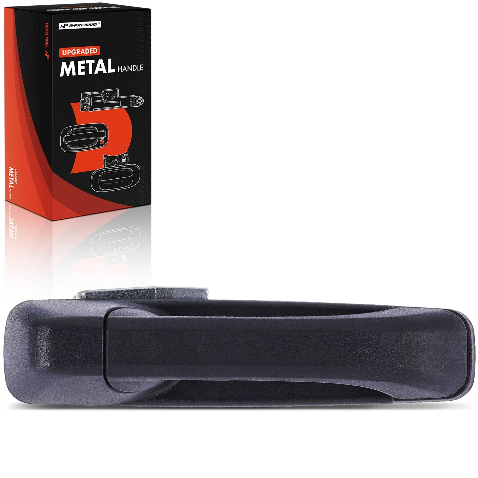 Passenger Upgraded Metal Exterior Door Handle for 2010 Dodge Ram 3500