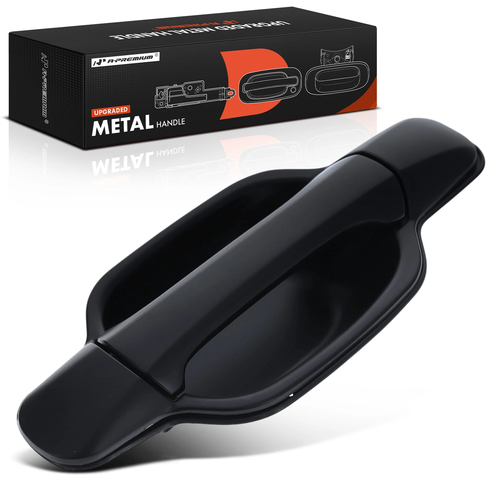 Front Passenger Upgraded Metal Exterior Door Handle