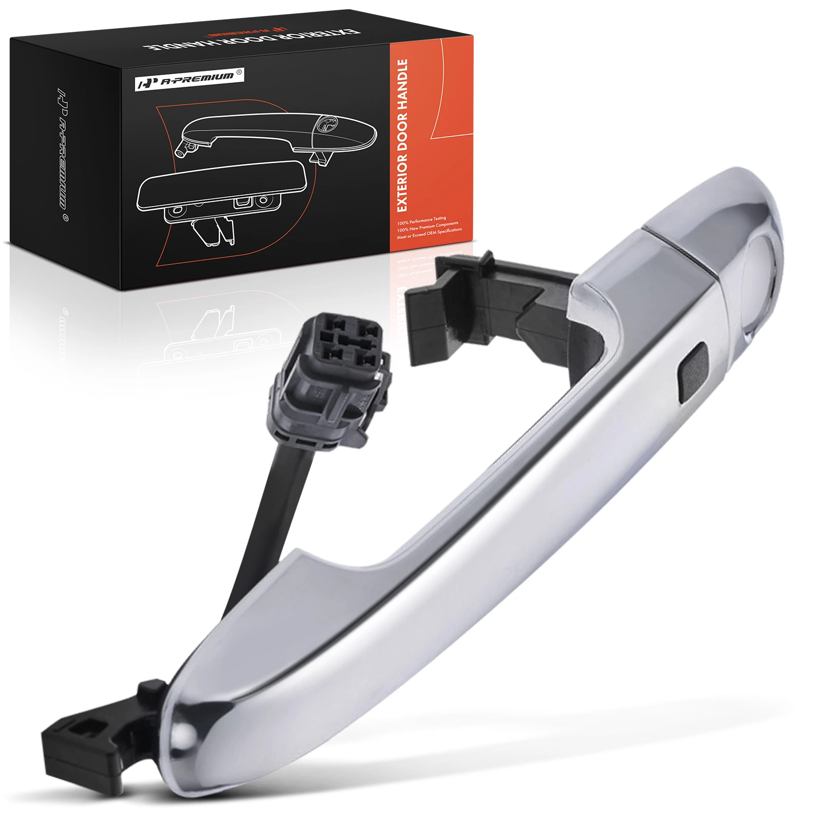 Front Driver Chrome Exterior Door Handle