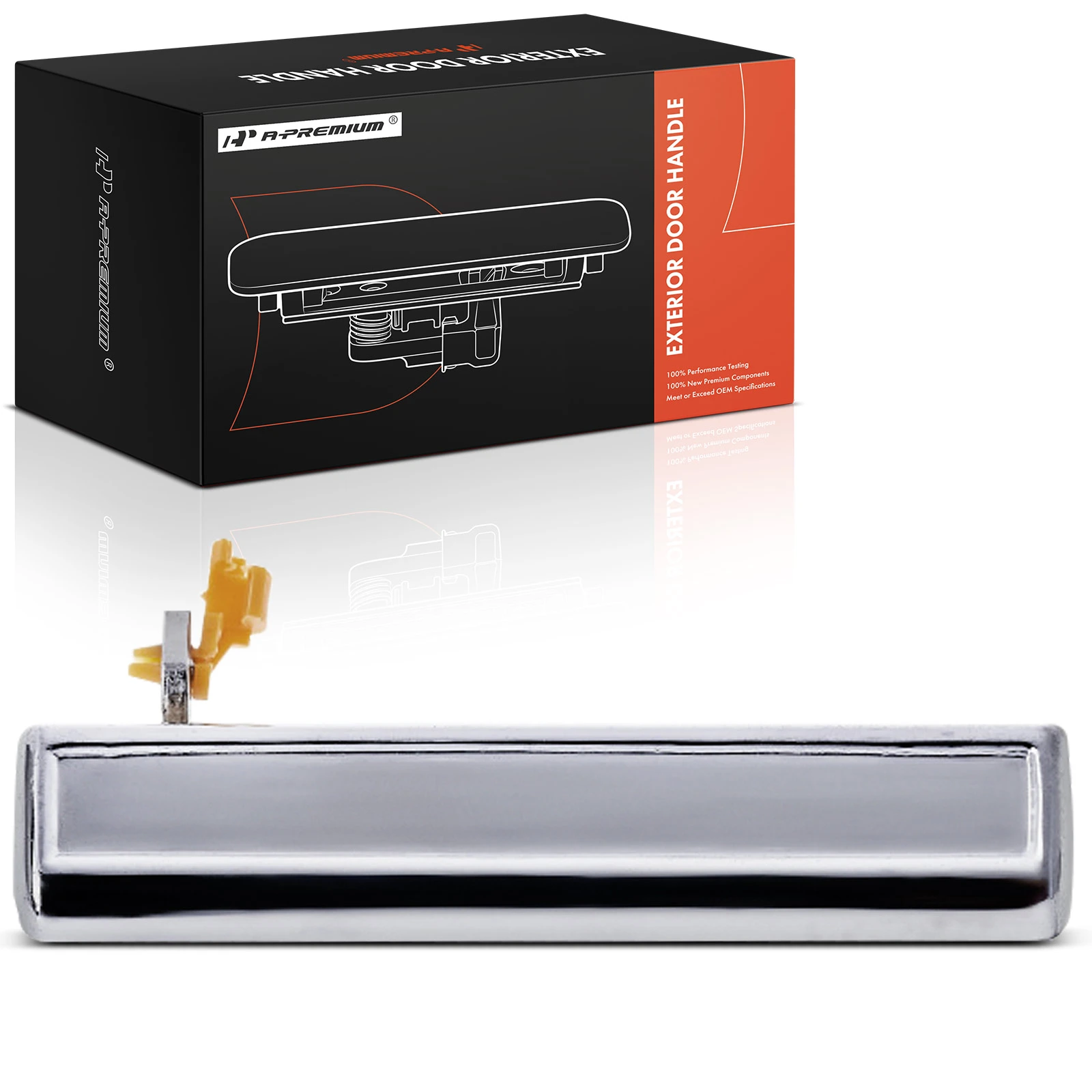 Front Passenger Chrome Exterior Door Handle