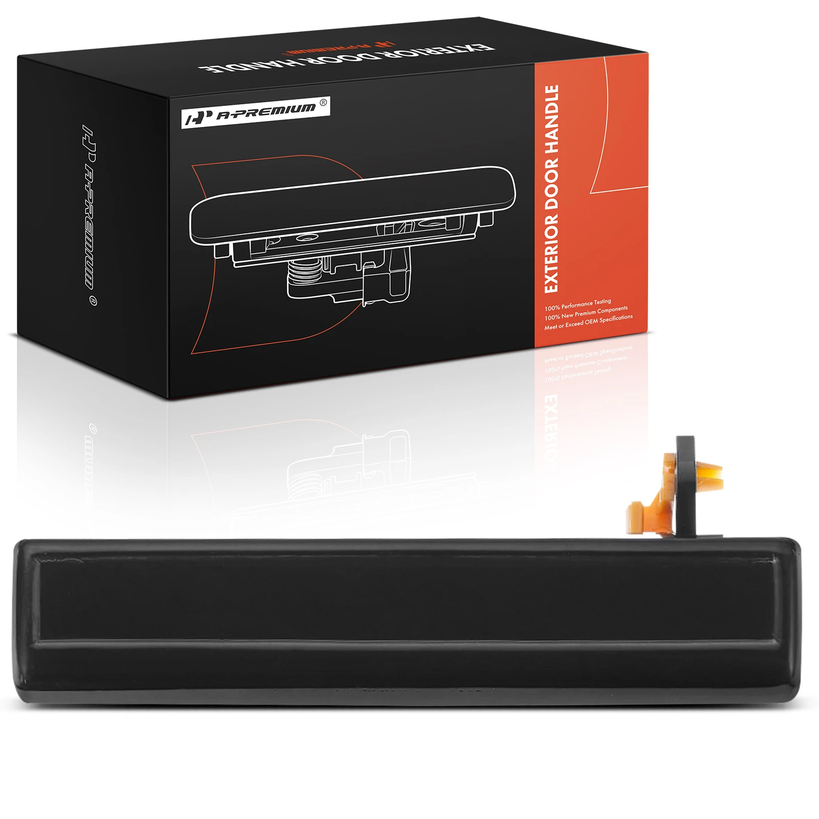 Front Driver Black Exterior Door Handle