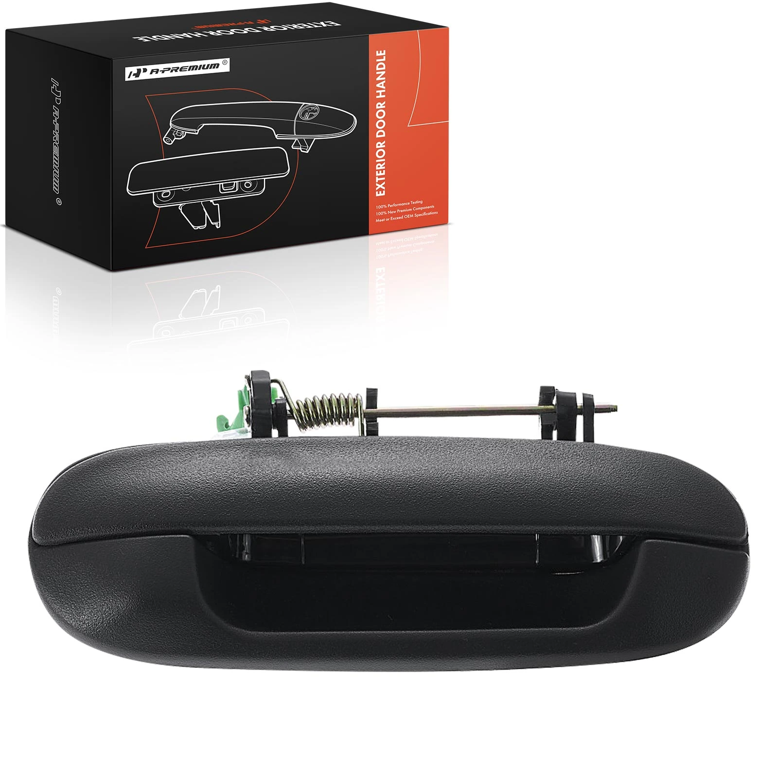 Rear Passenger Black Exterior Door Handle for 2003-2006 Isuzu Ascender