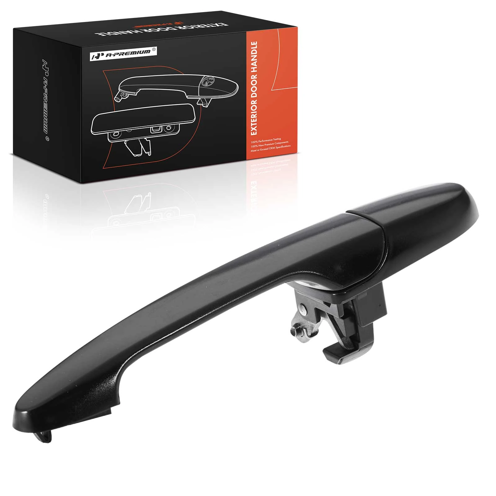 Rear Driver Black Exterior Door Handle