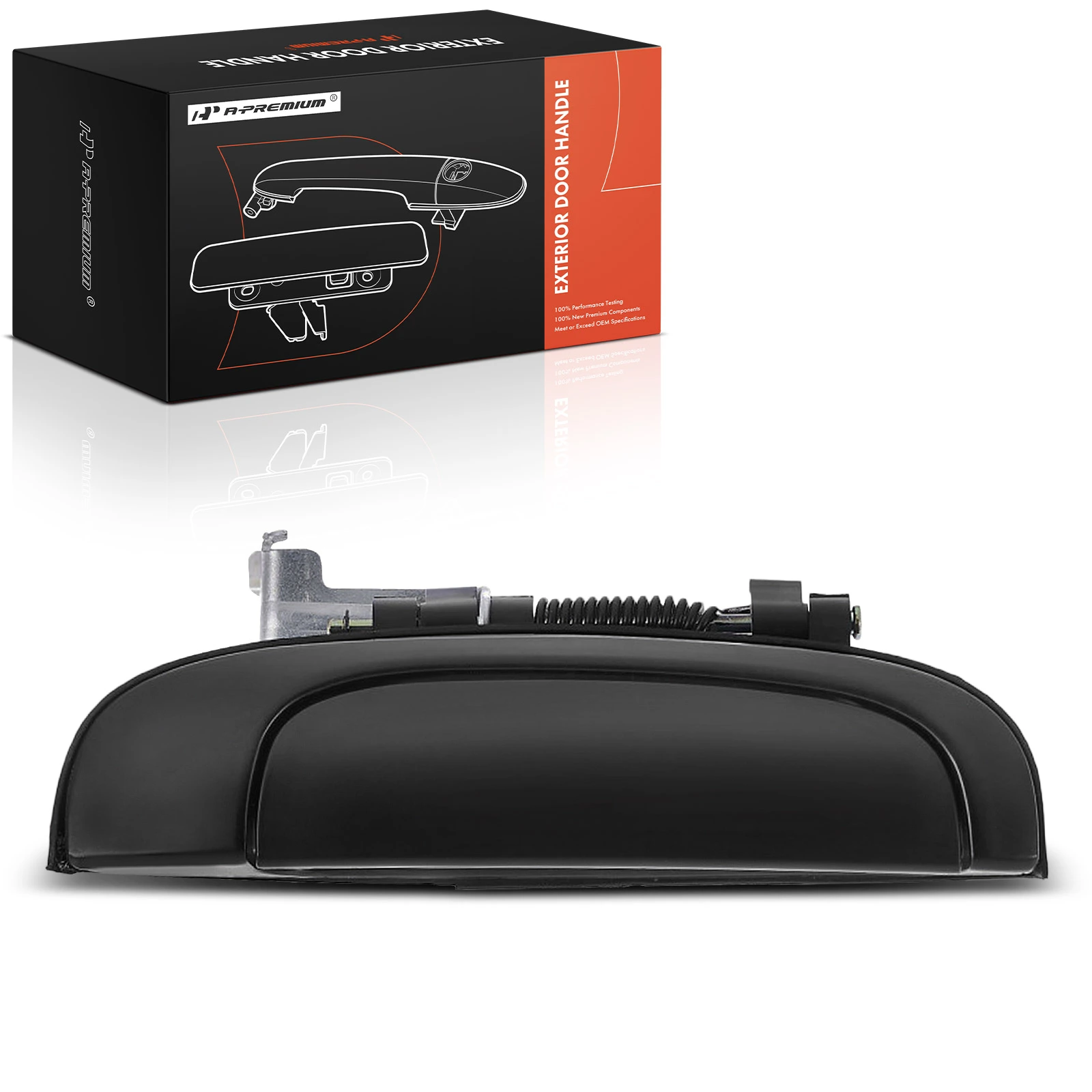 Rear Passenger Primed Black Exterior Door Handle