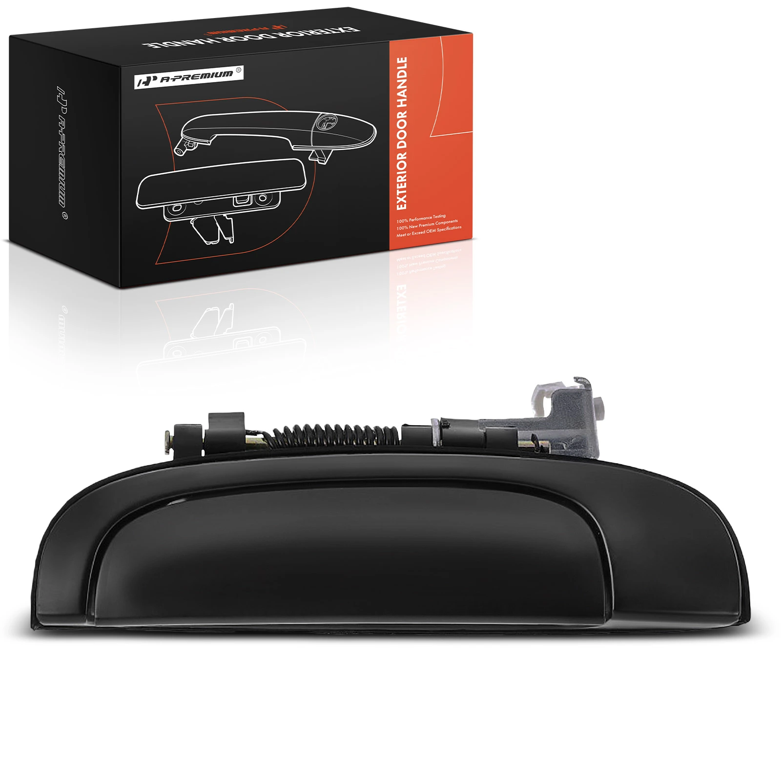 Rear Driver Primed Black Exterior Door Handle