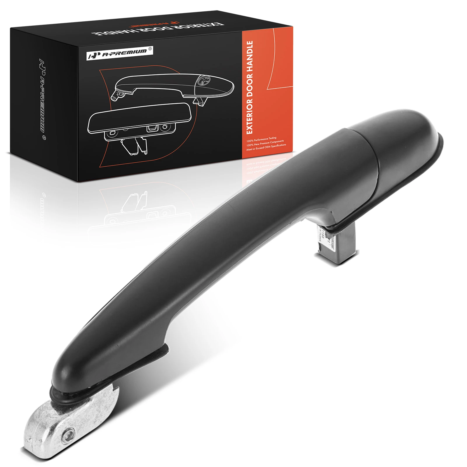 Rear Driver Primed Black Exterior Door Handle