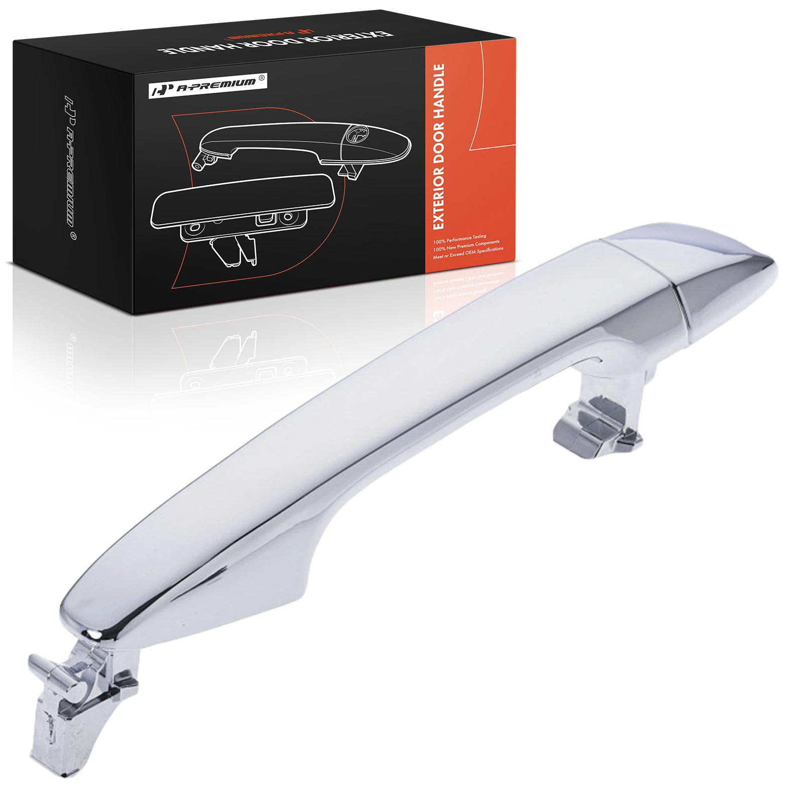 Front Passenger Chrome Exterior Door Handle & Cover