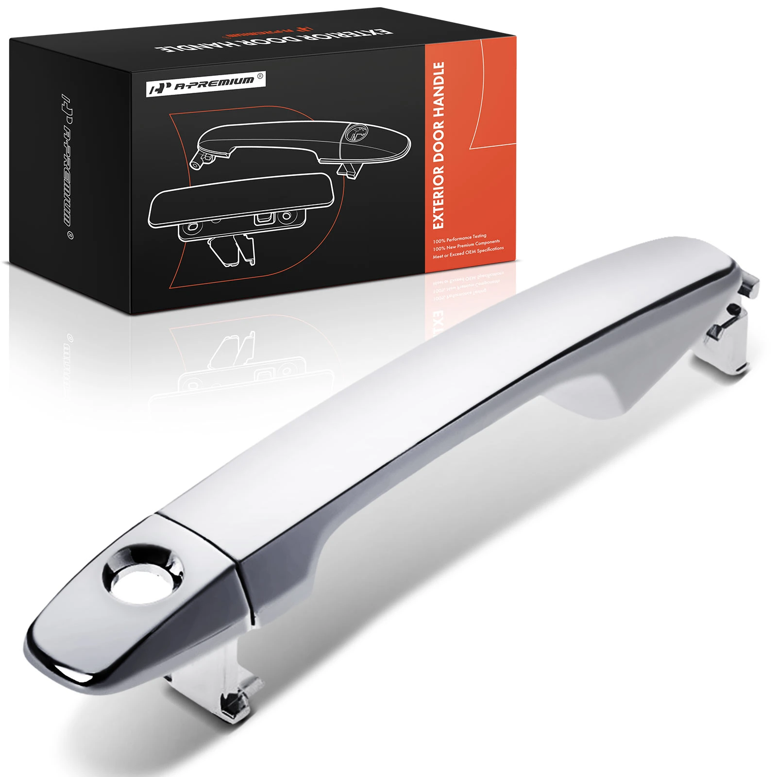 Front Driver Chrome Exterior Door Handle