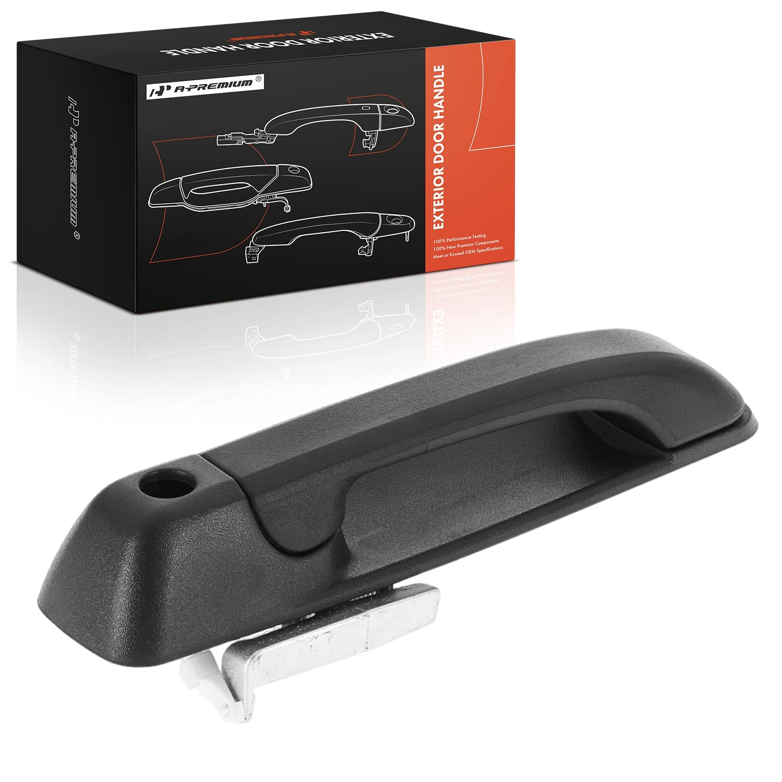 Front Driver Black Exterior Door Handle for 2011-2020 Ram 2500