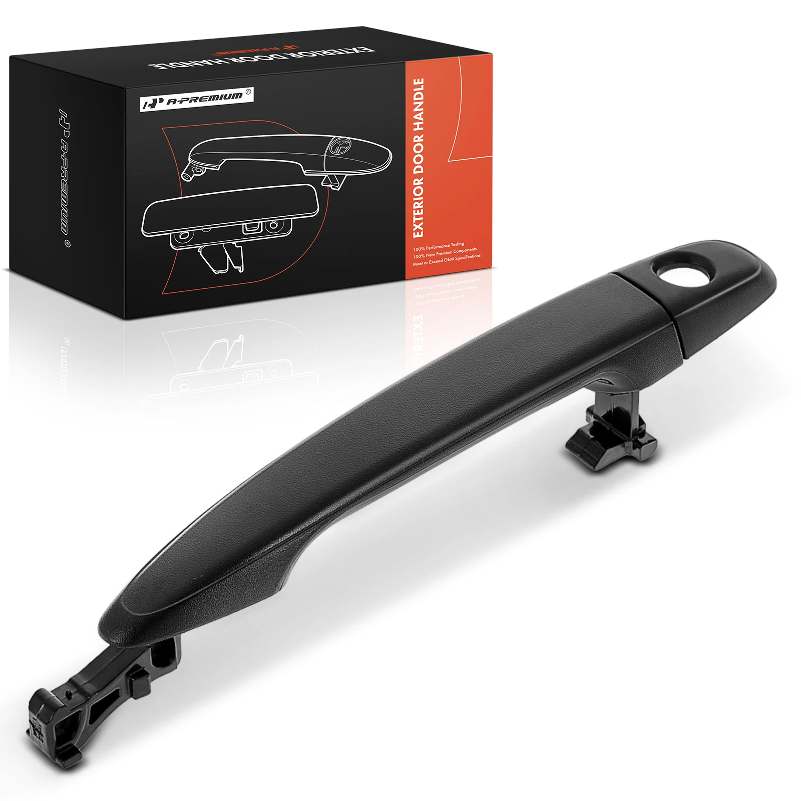 Front Driver Black Exterior Door Handle for 2005-2012 Toyota Avalon