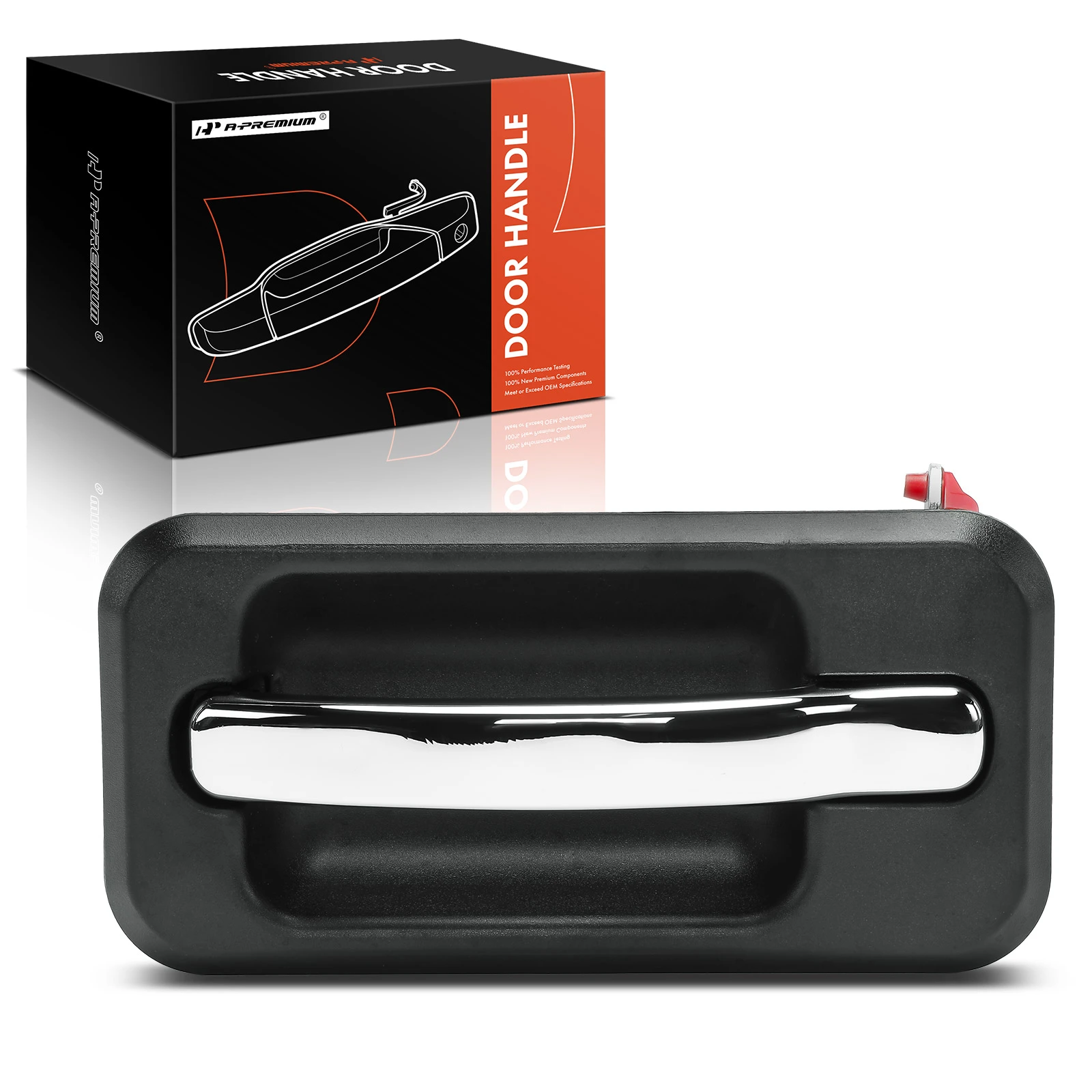 Rear Driver Chrome Black Exterior Door Handle for 2003-2009 Hummer H2