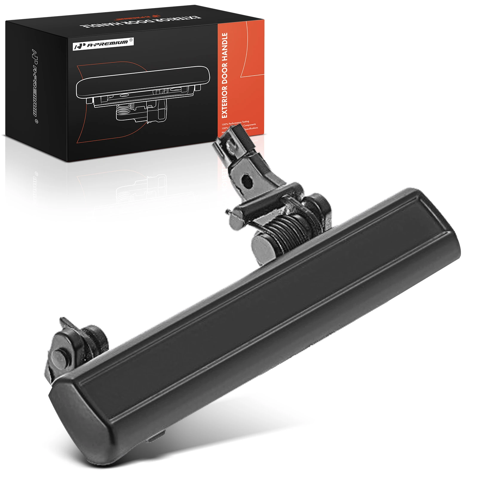 Smooth Black Exterior Door Handle