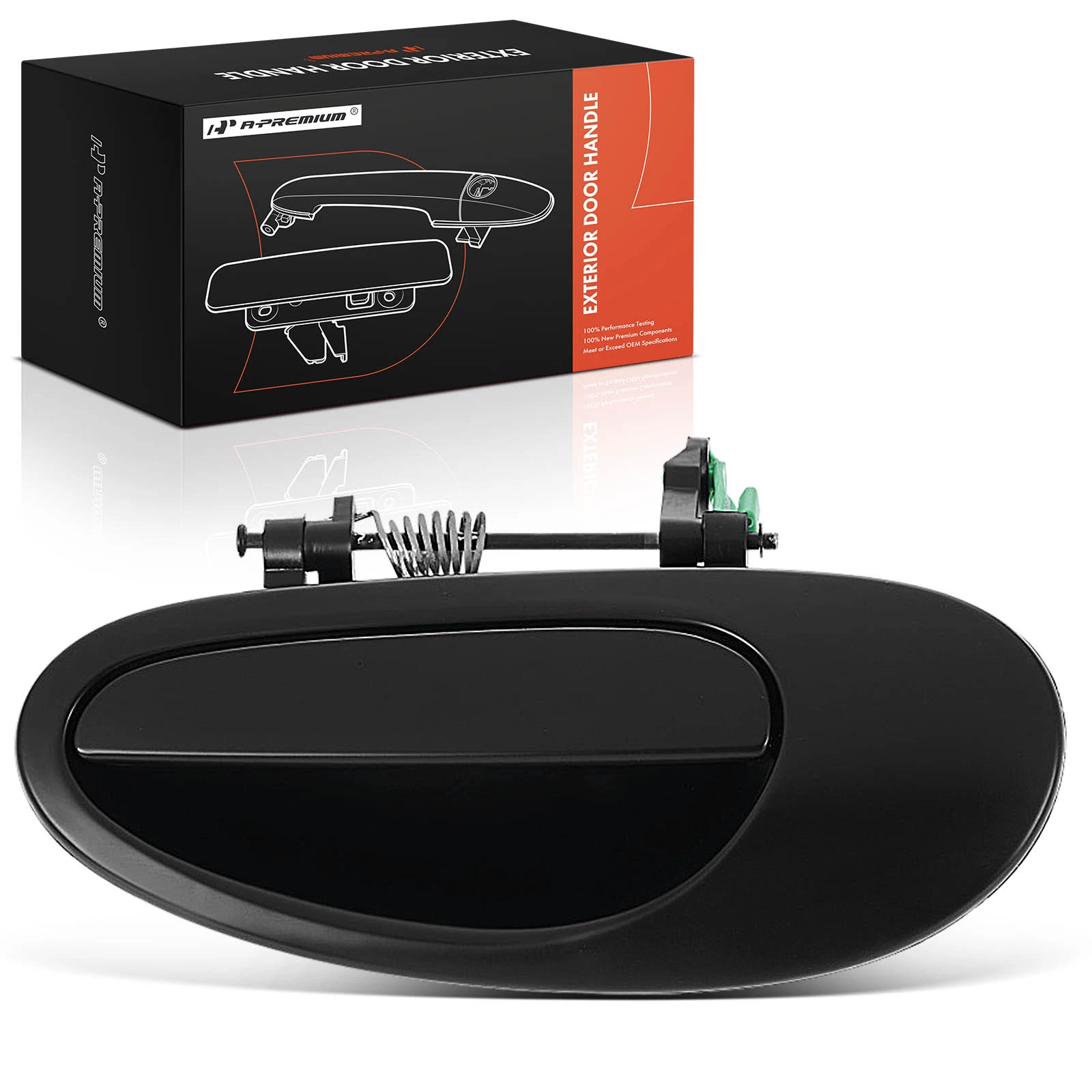 Rear Driver Black Exterior Handle