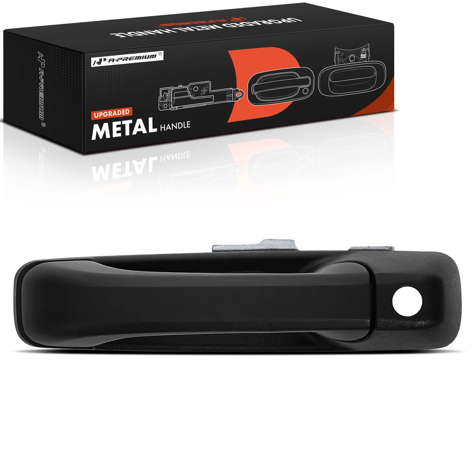 Upgraded Metal Front Driver Exterior Door Handle with Keyhole for Jeep Grand Cherokee