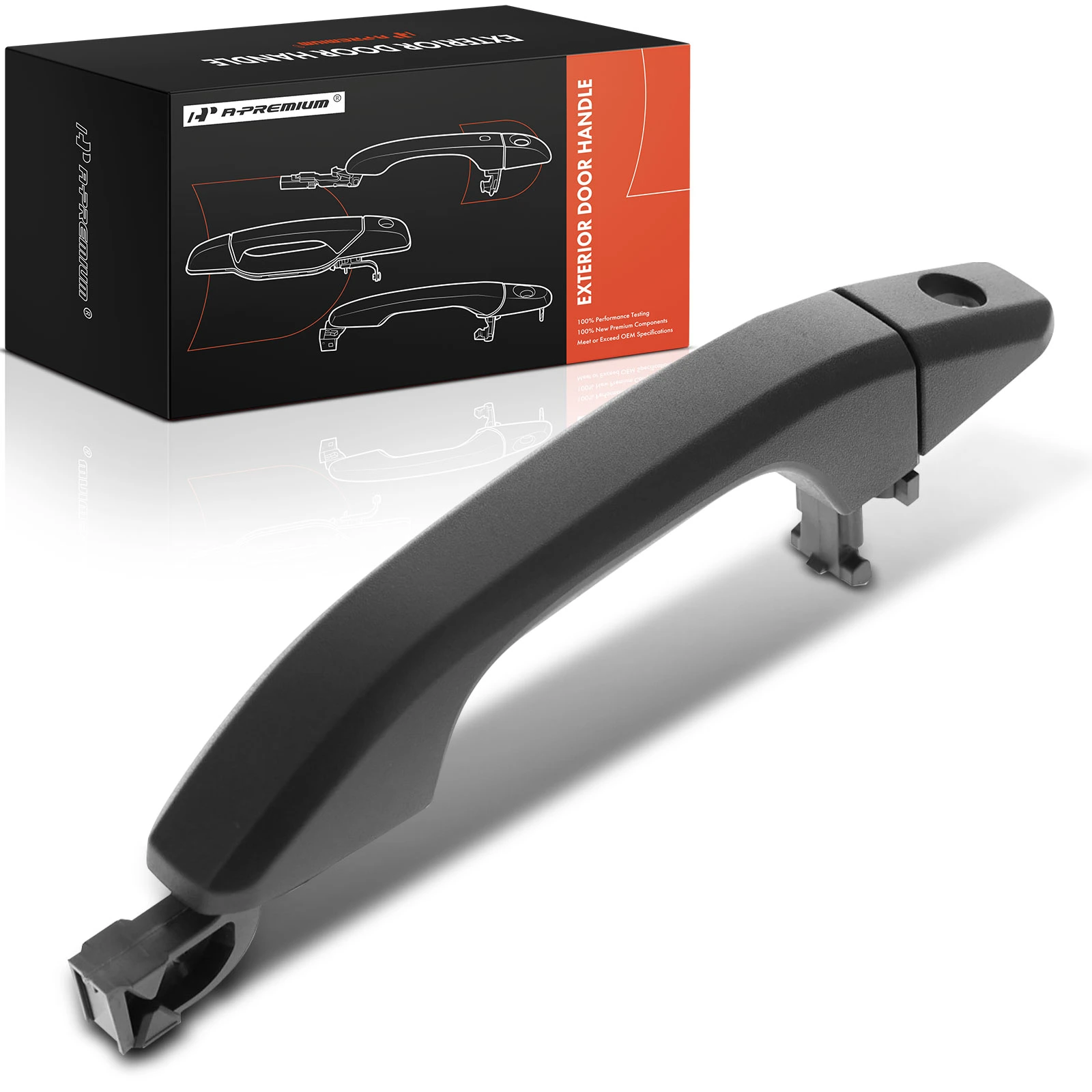 Front Driver Texture Black Exterior Door Handle for 2021-2024 GMC Yukon