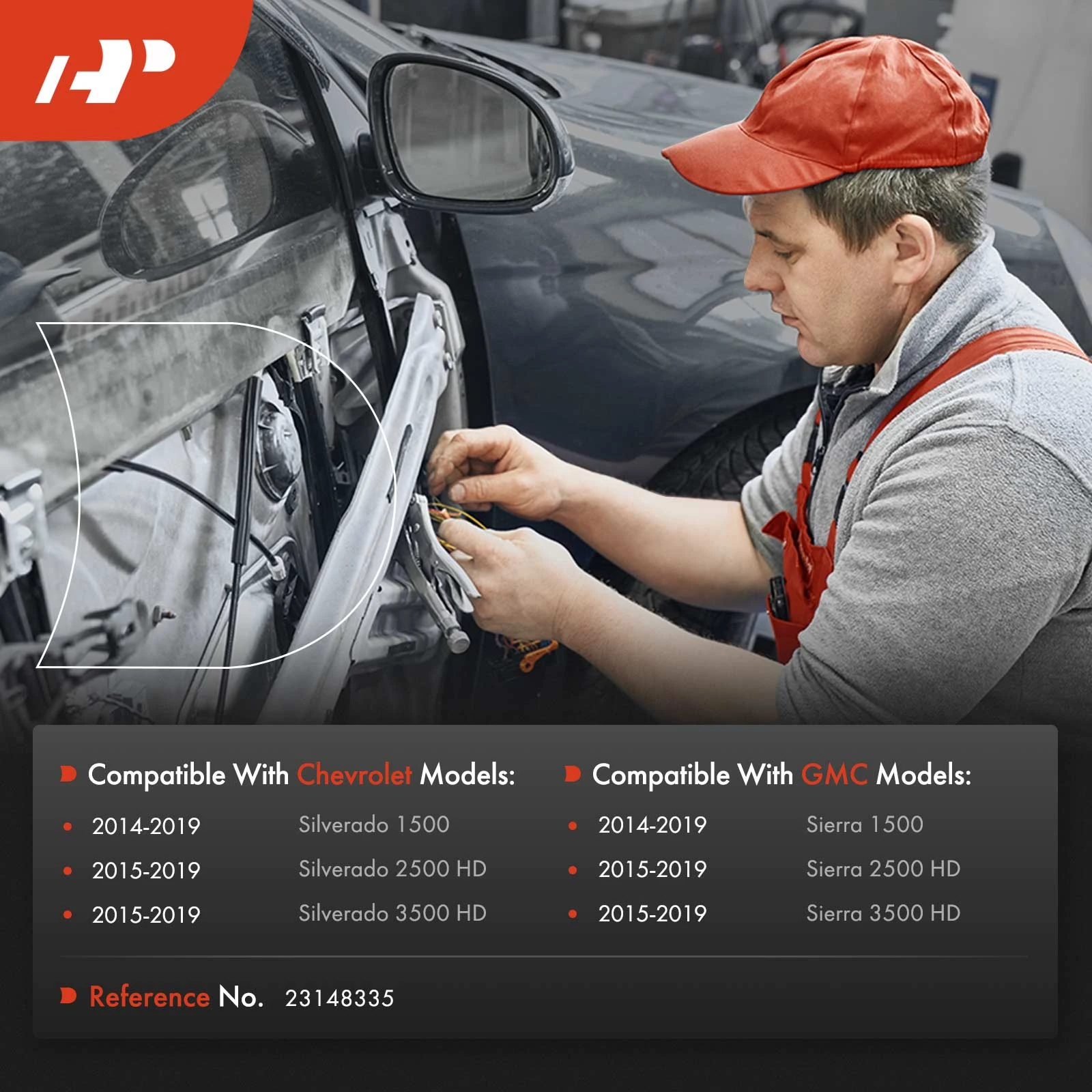 Rear Driver or Right Door Latch Release Cable for Chevy Silverado 1500 14-19 GMC 27.2 inch