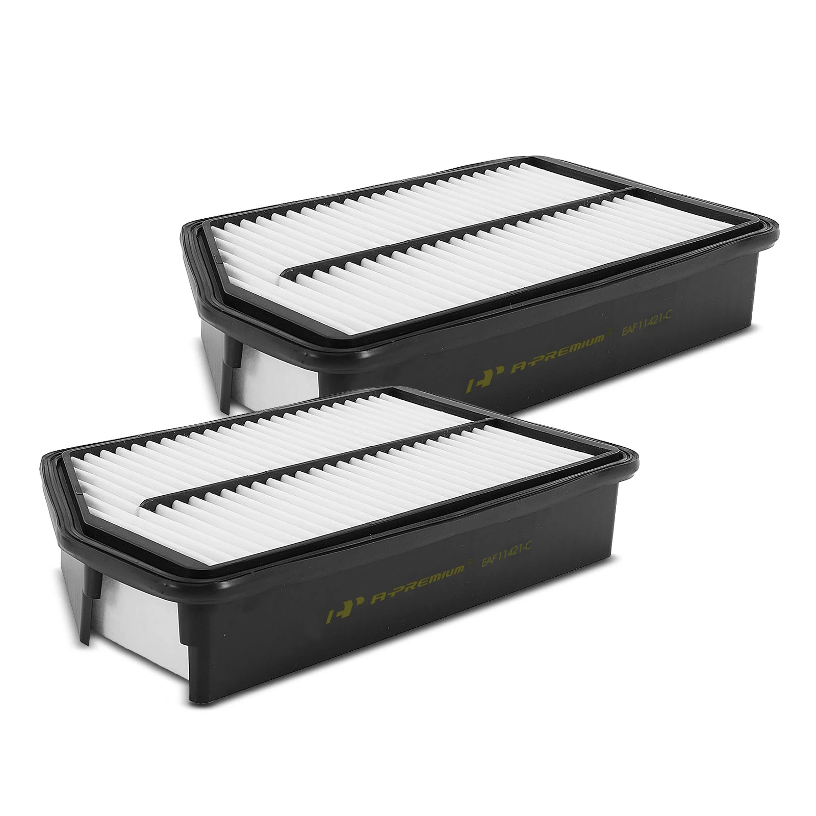 2 Pcs Front Engine Air Filter