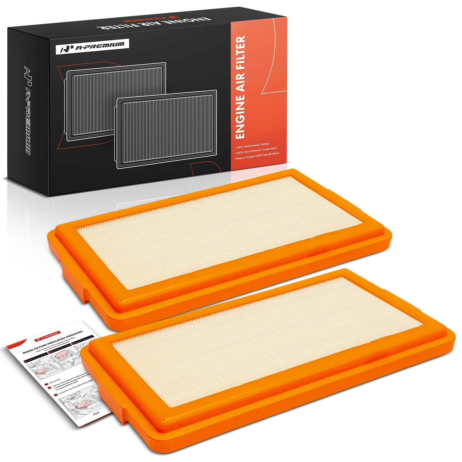 2 Pcs Engine Air Filter for 1978-1984 BMW 733i