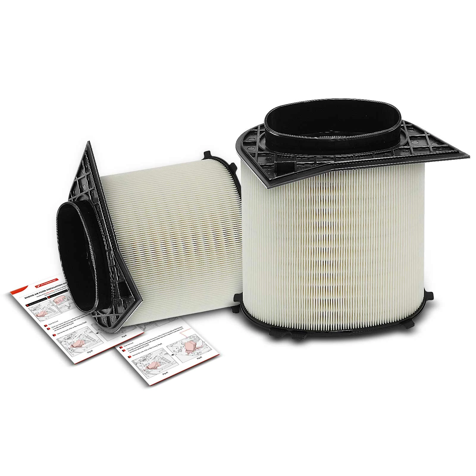 2 Pcs Engine Air Filter
