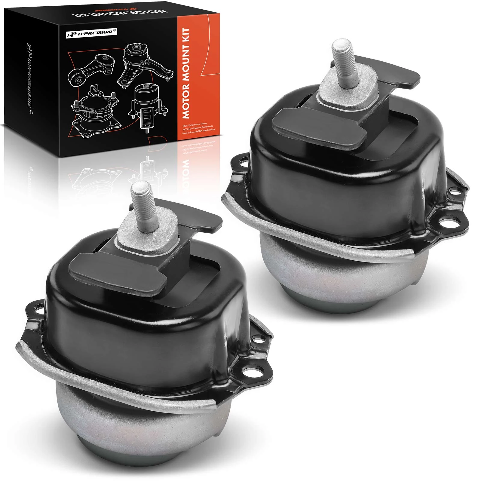 2 Pcs Engine Motor Mount