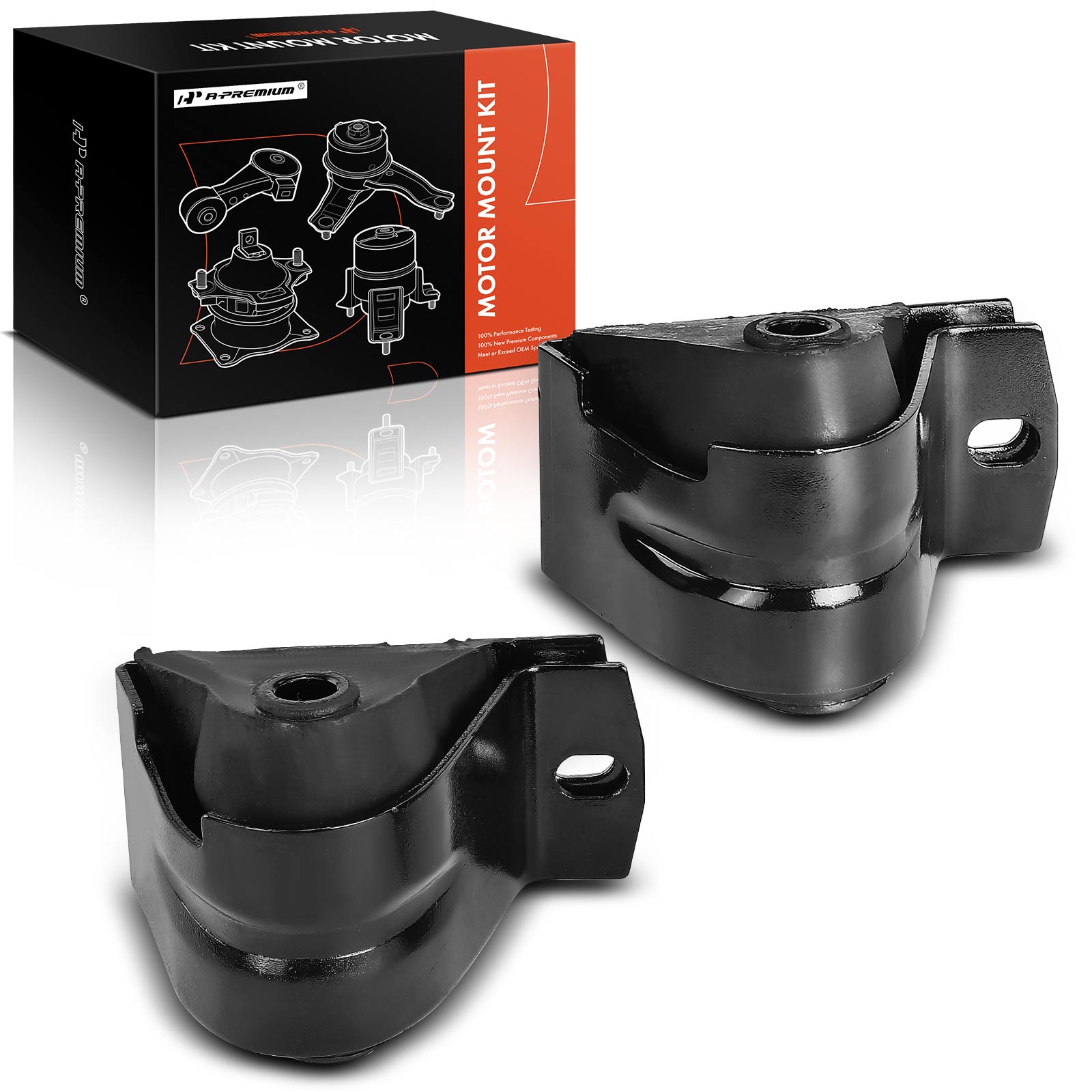 2 Pcs Front Driver & Passenger Engine Motor Mount