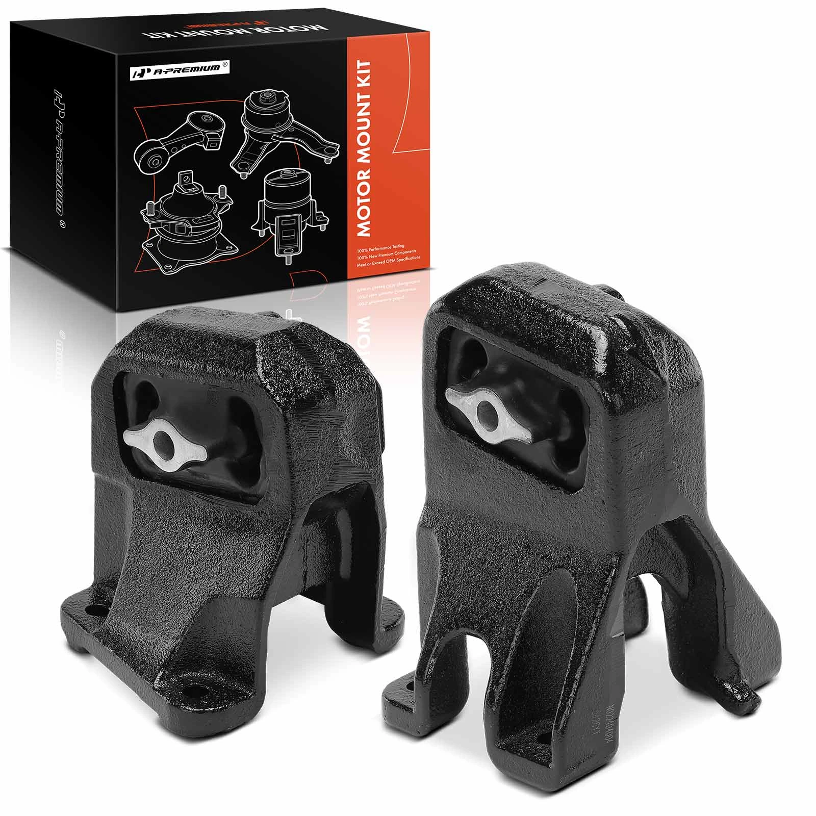 2 Pcs Front Engine Motor Mount