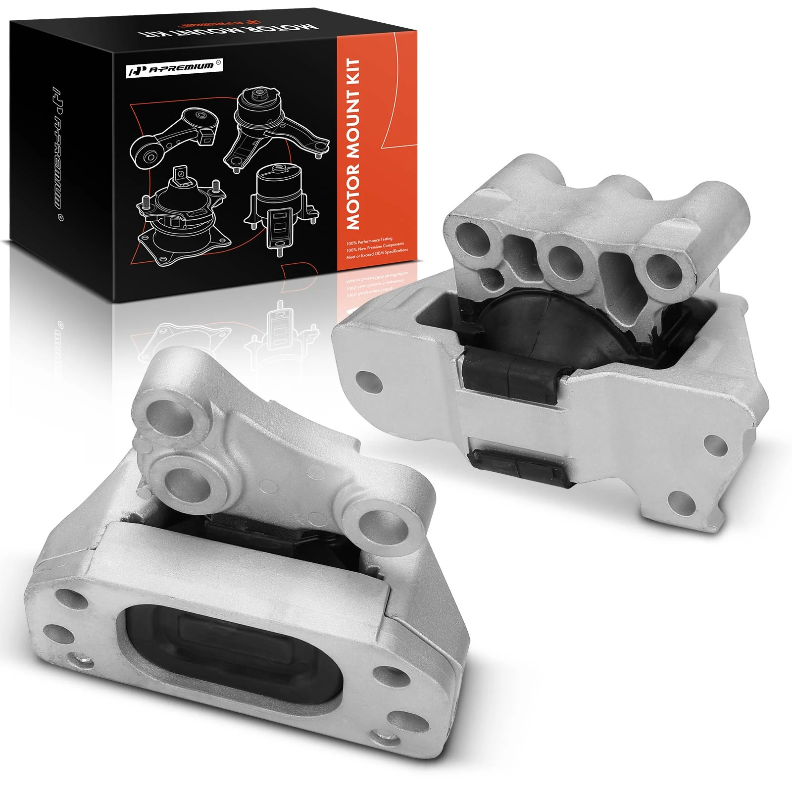 2 Pcs Engine Motor & Transmission Mount for 2017-2022 Jeep Compass