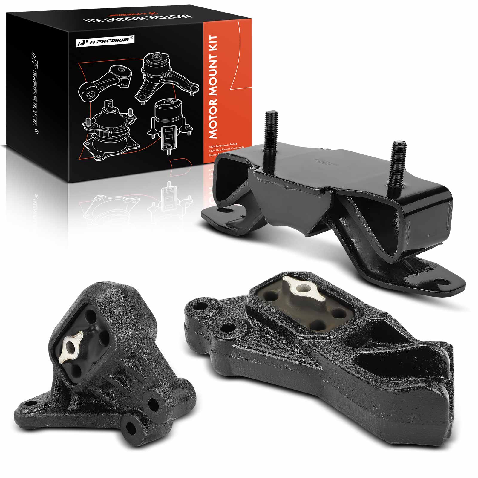 3 Pcs Automatic Engine Motor Mount & Transmission Mount