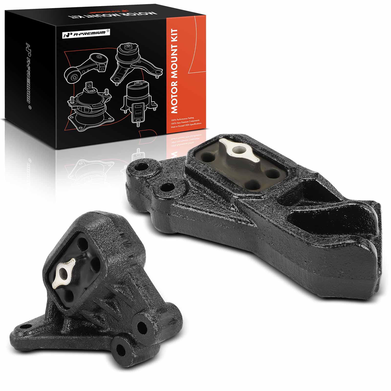 2 Pcs Front Engine Motor Mount