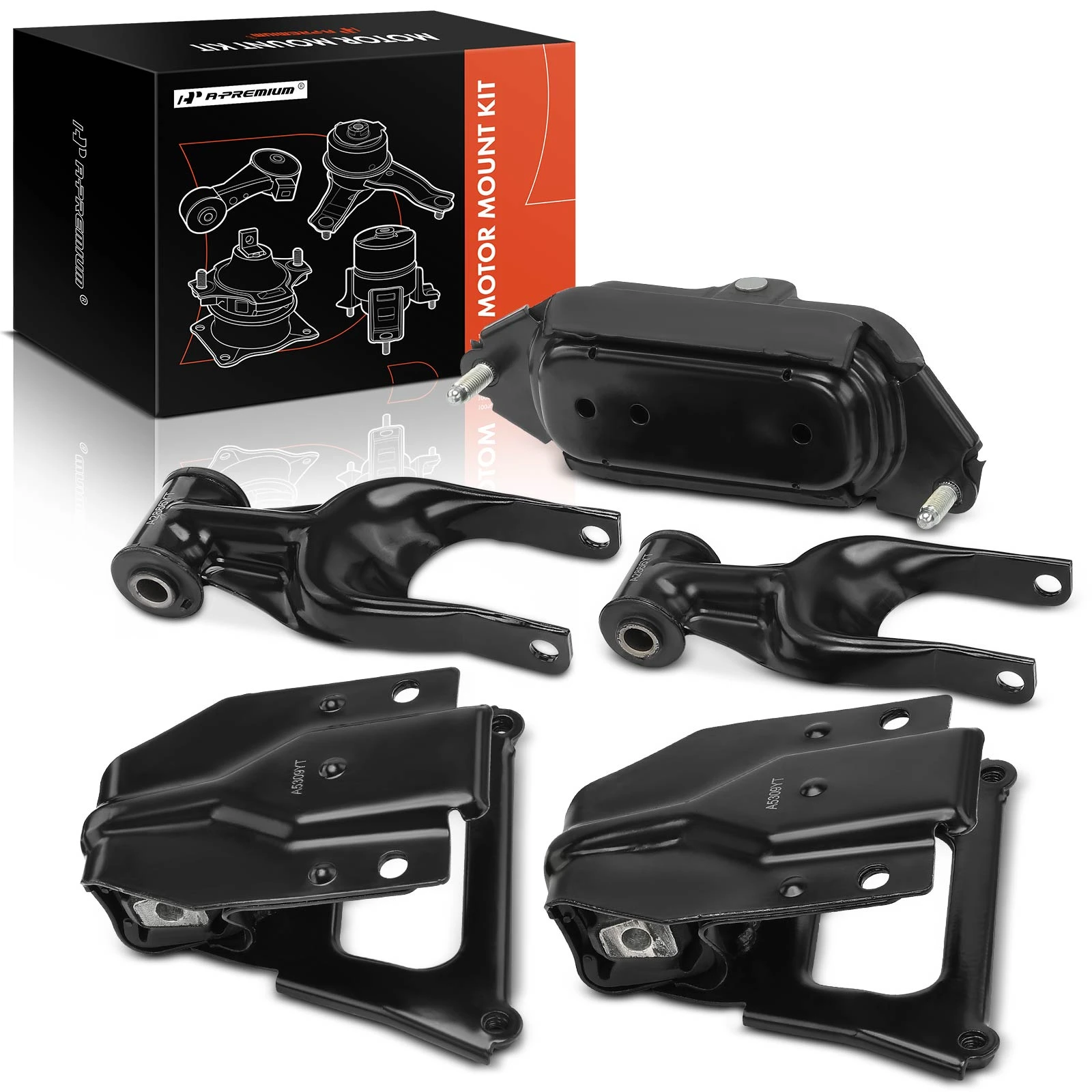 5 Pcs Engine Motor & Torque Strut Mount