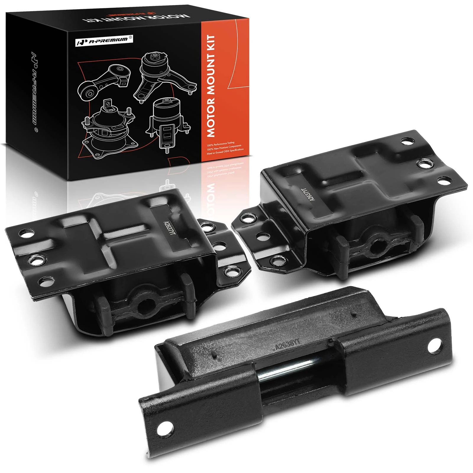 3 Pcs Engine Mount & Transmission Mount