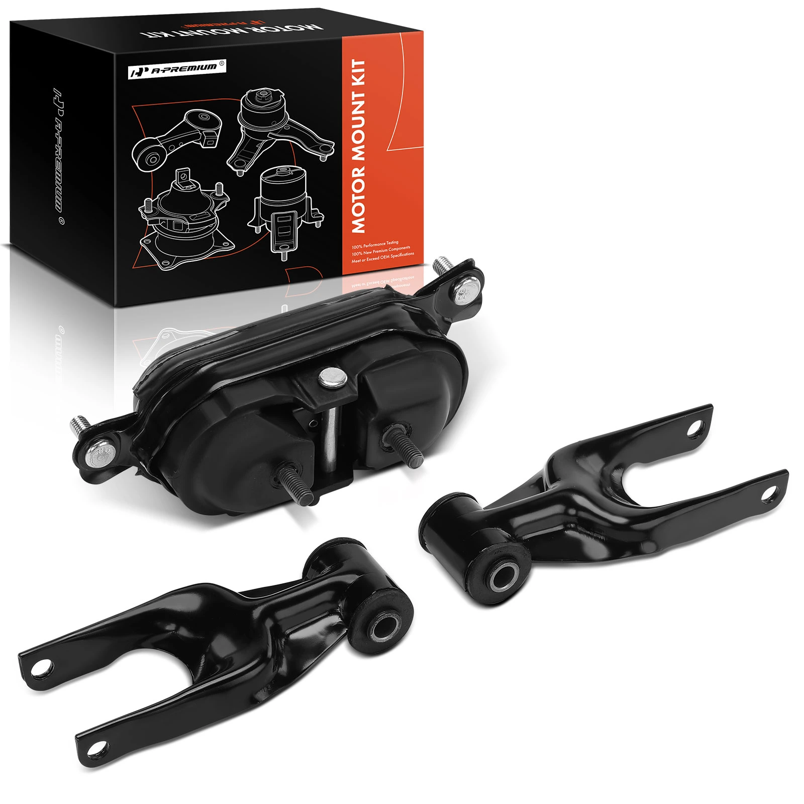 3 Pcs Engine Motor & Torque Strut Mount