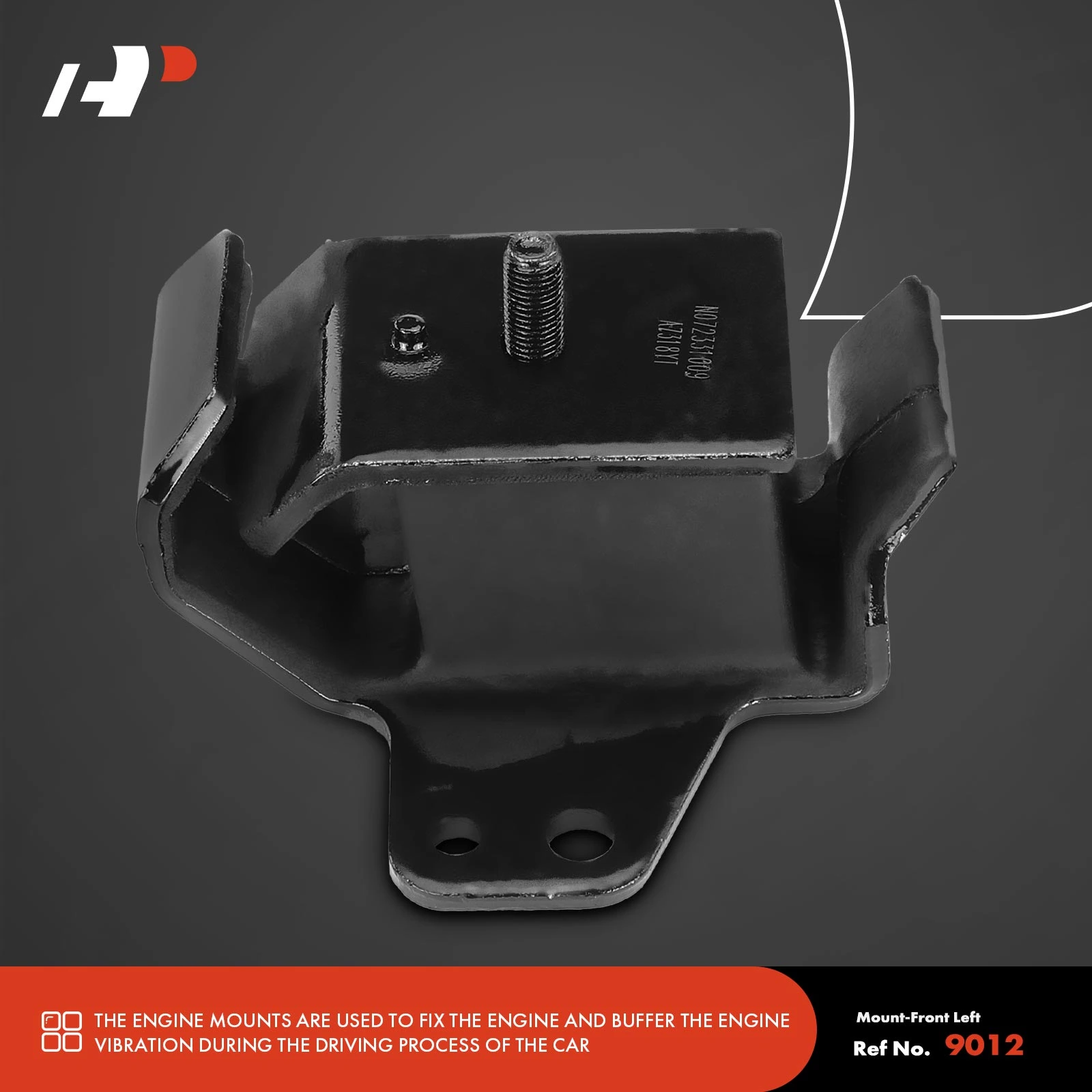 Front Left Engine Mount - 1998-2004 Nissan Frontier 2.4L 4-Cylinder - Westar 8230-07882566