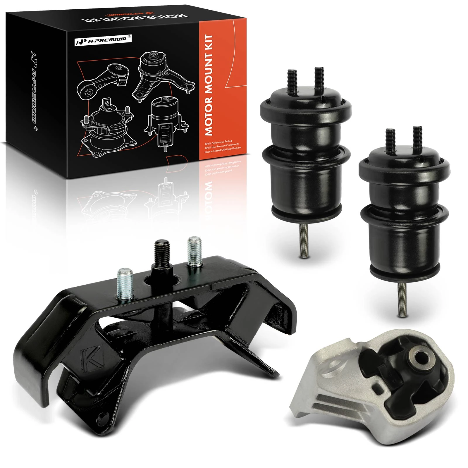 4 Pcs Engine Motor & Transmission Mount