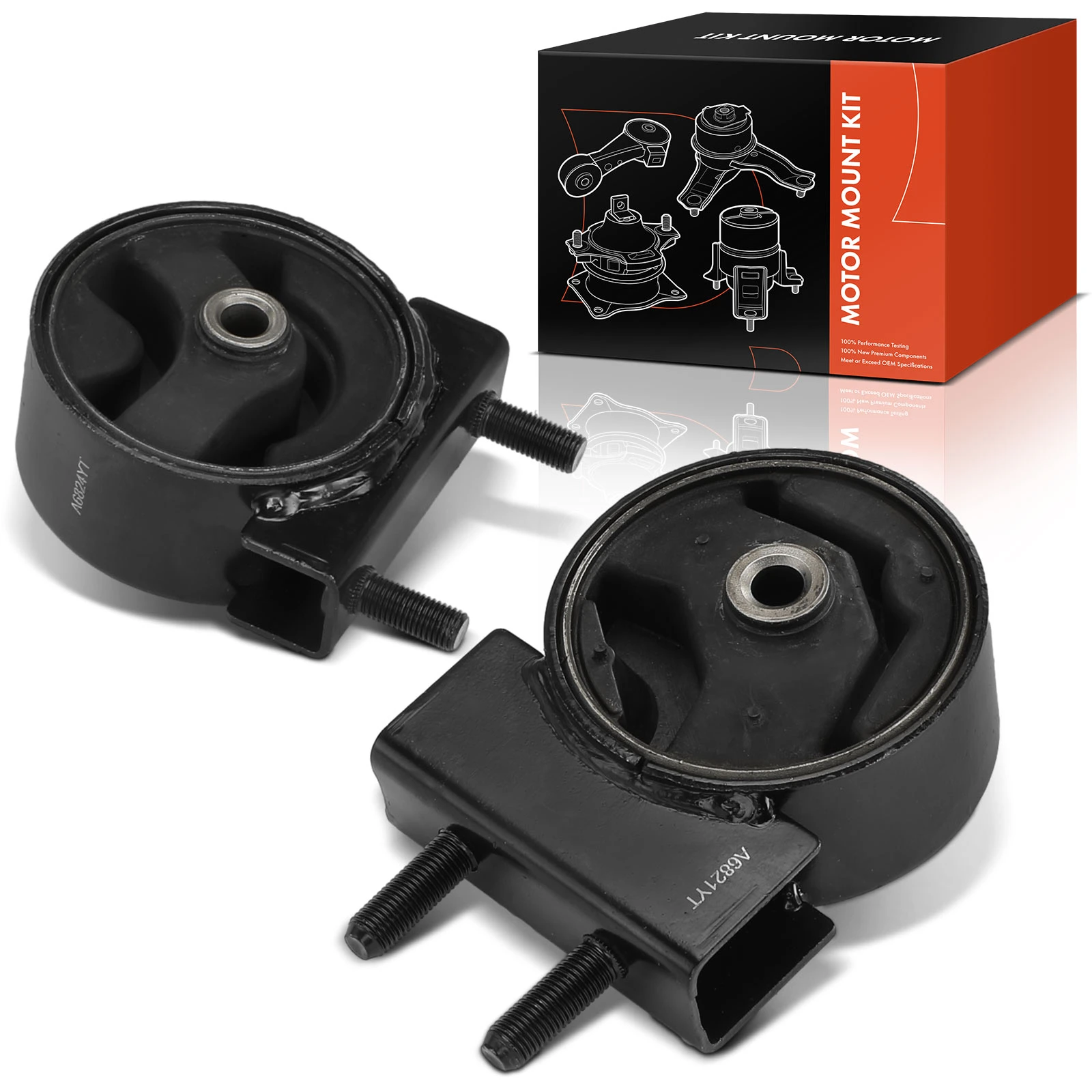 2 Pcs Engine Motor Mount