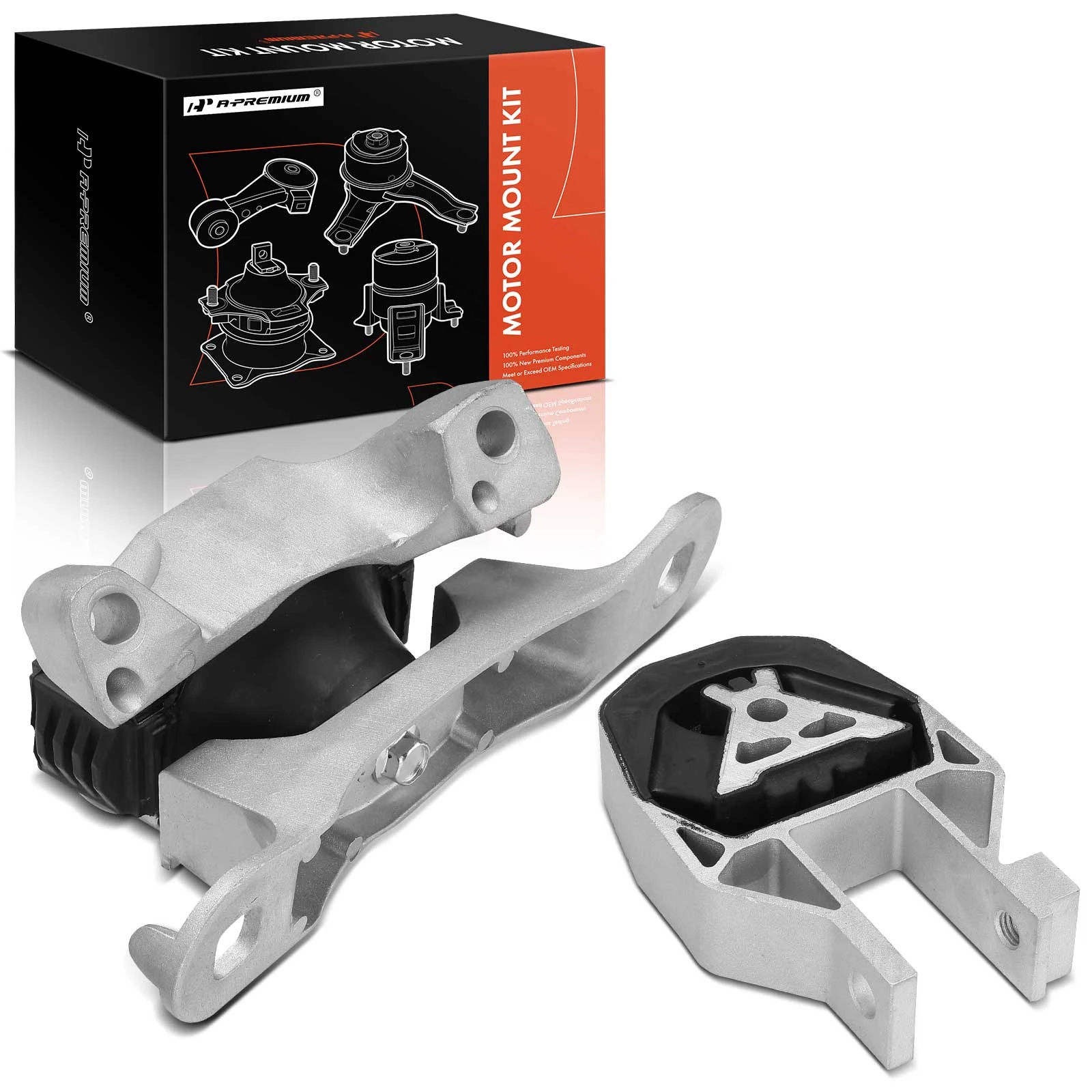 2 Pcs Engine Motor & Engine Torque Strut Mount