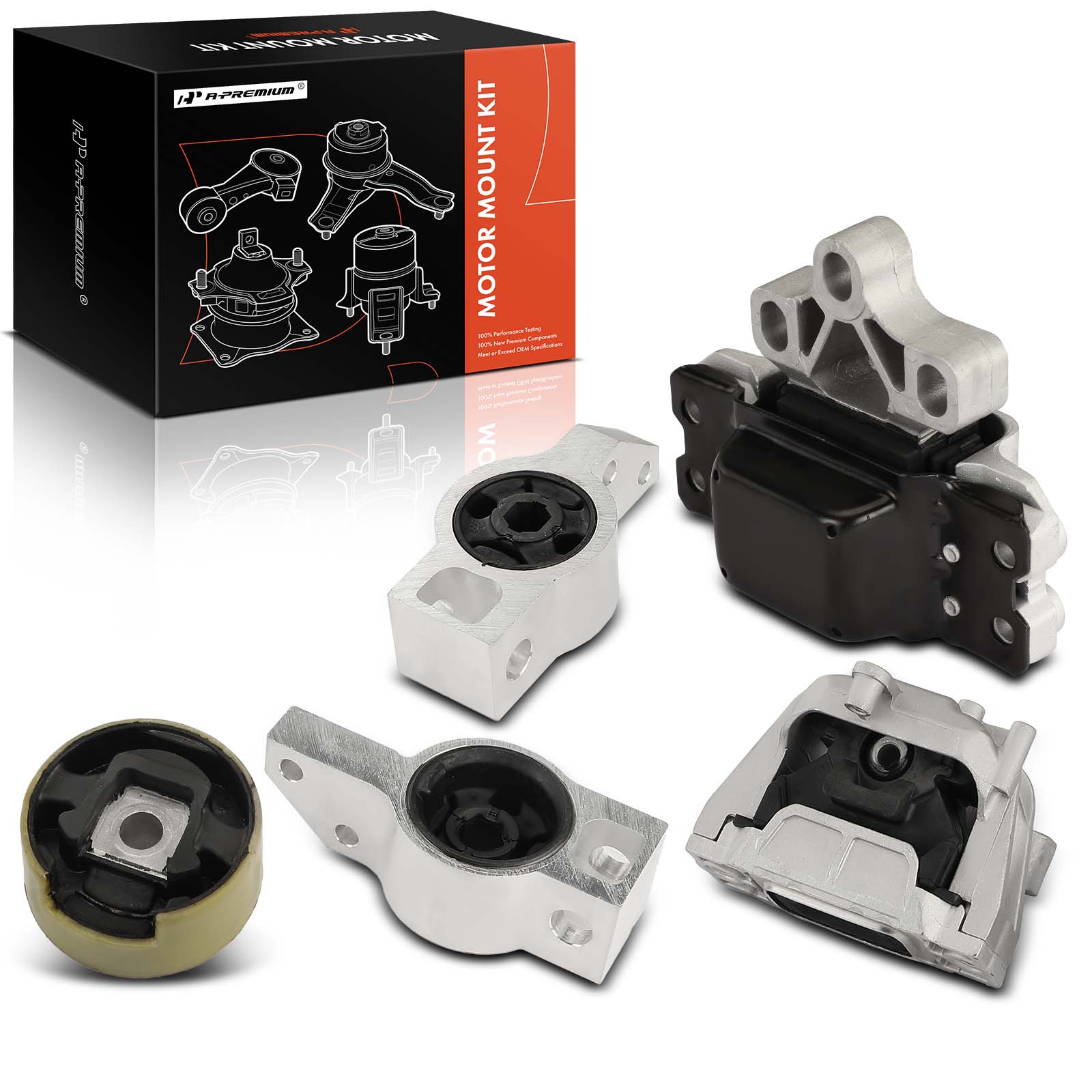 5 Pcs Engine Motor & Transmission Mount