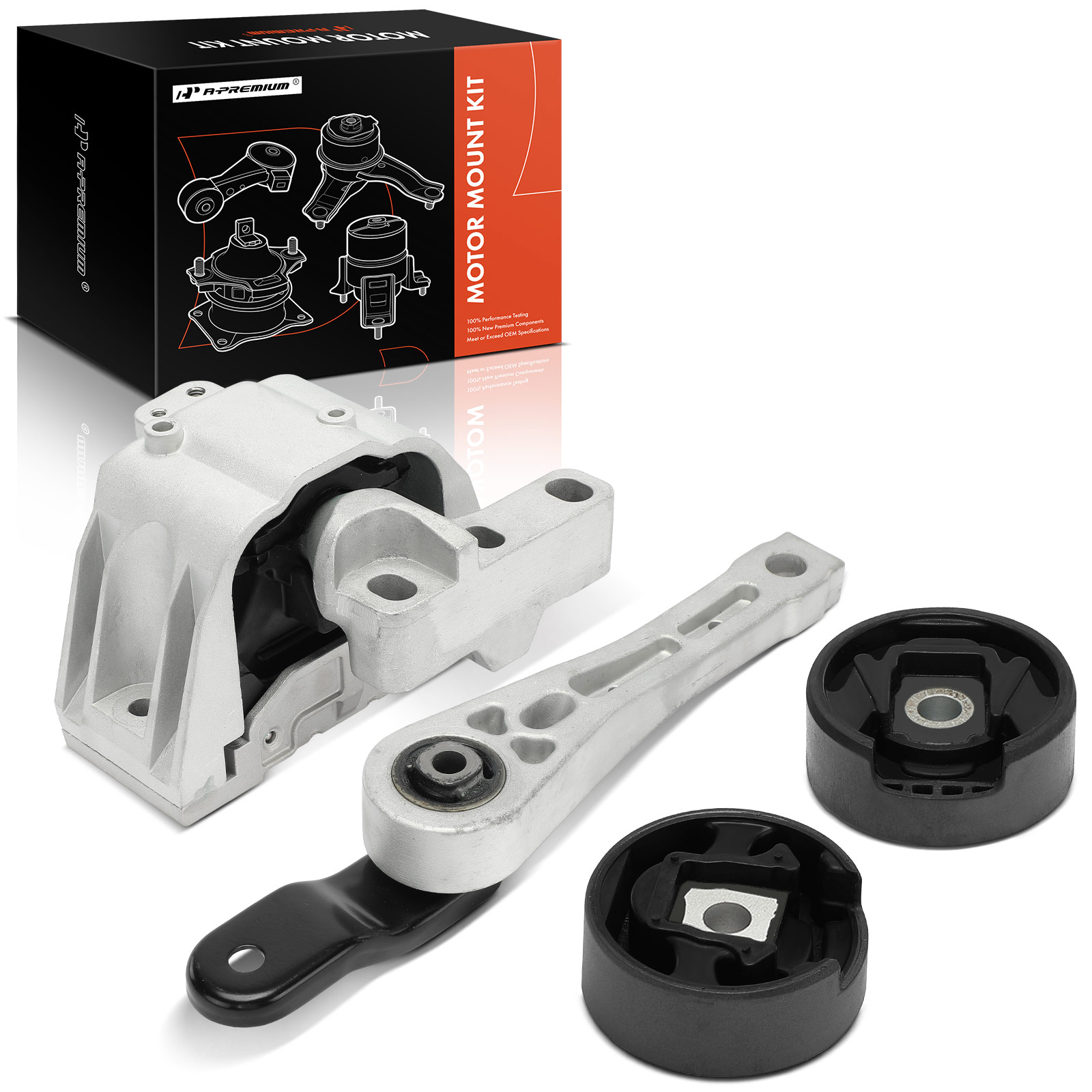 4 Pcs Engine Motor & Engine Torque Strut Mount