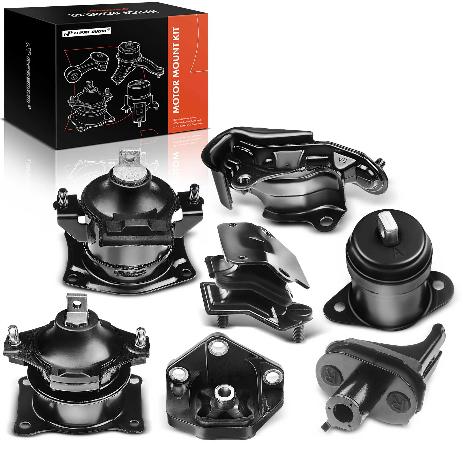 7 Pcs Engine Motor & Transmission Mount