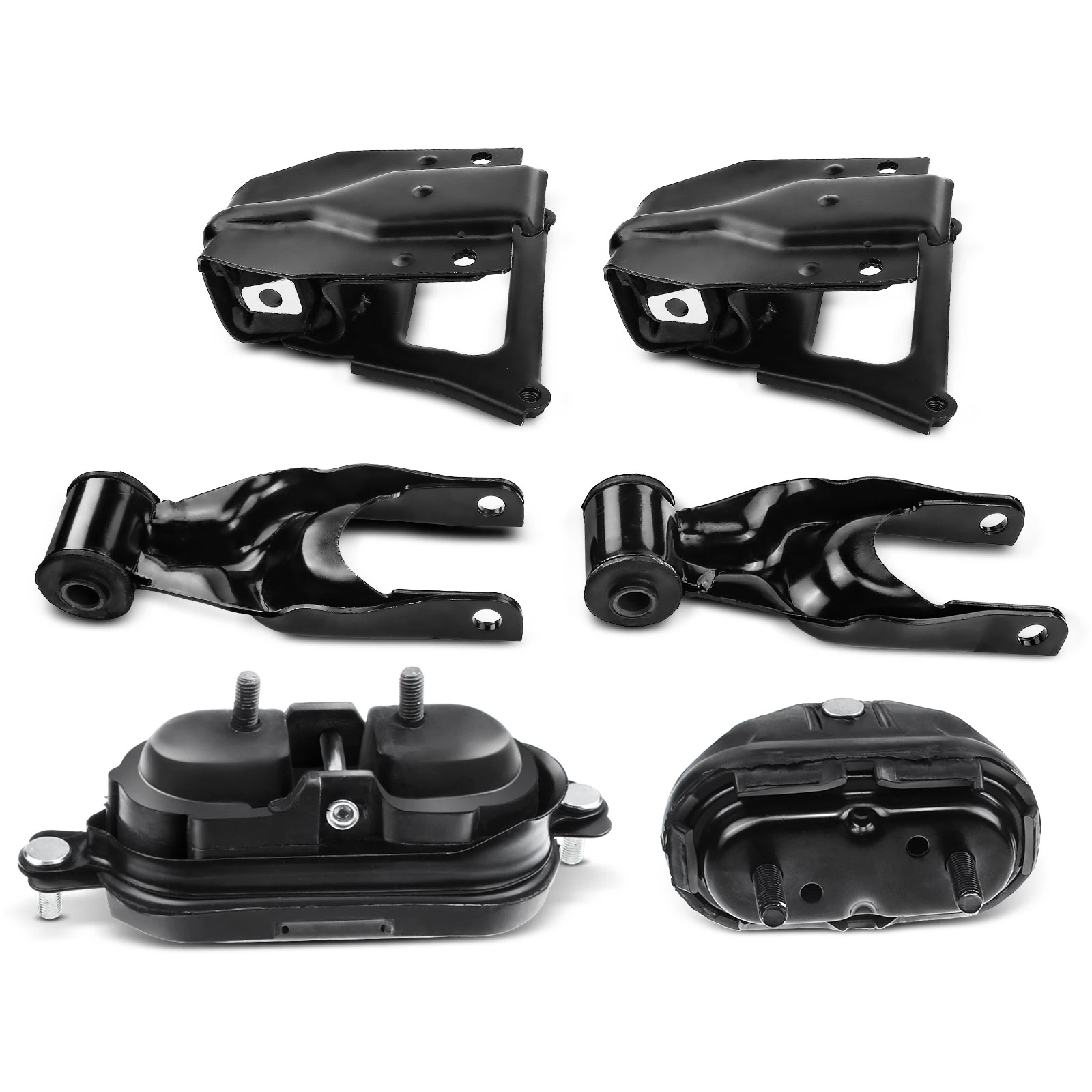 6 Pcs Engine Motor & Transmission Mount