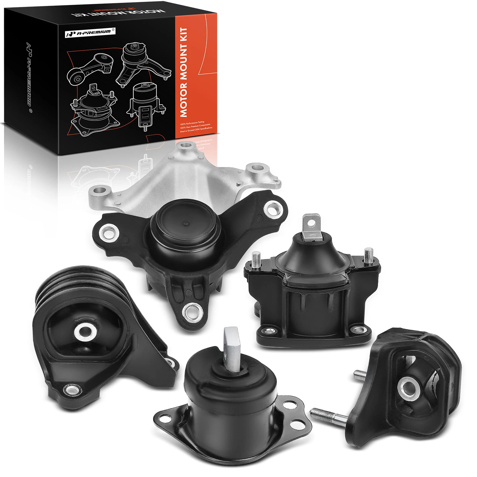 4pc Engine Mount Kit For 13-16 Honda Accord Sedan 2.4L Motor Auto Transmission E - Foto 2