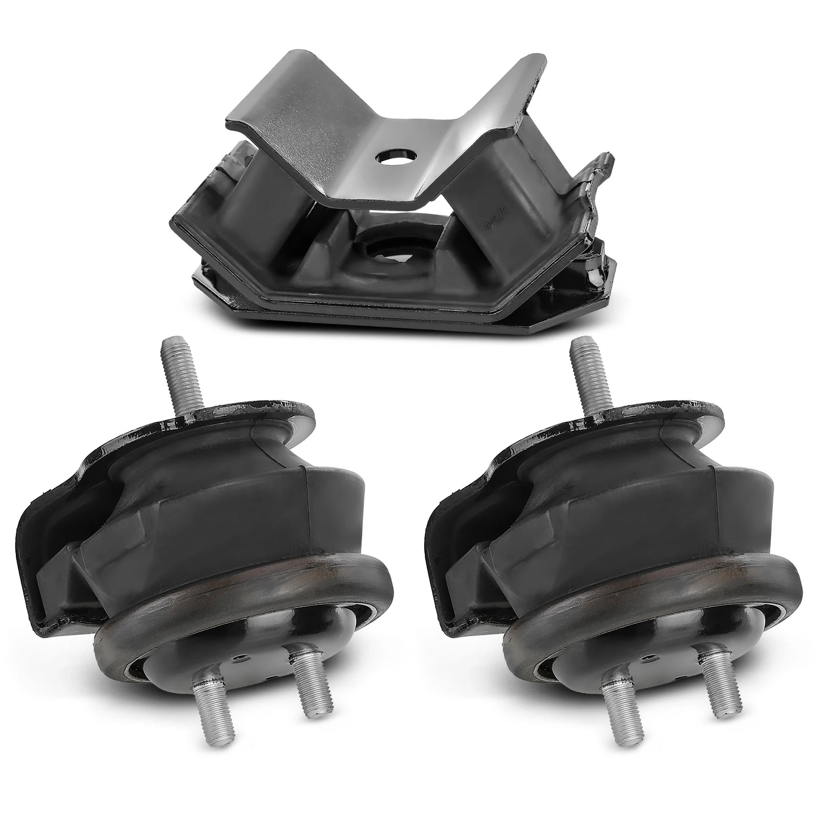 3 Pcs Engine Motor & Transmission Mount