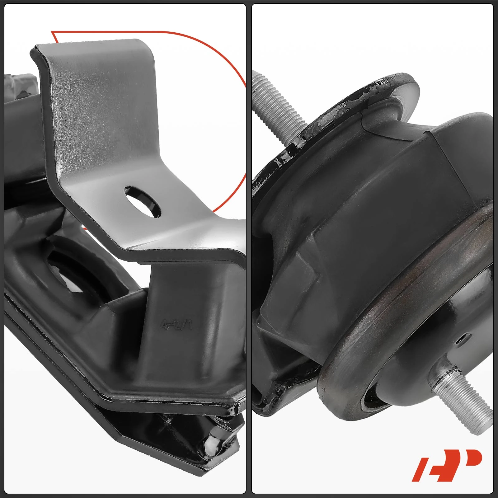 A-Premium Engine Motor And Transmission Mounts Compatible With Jeep Patriot 2007-2017, Compass 2007-2017 & Dodge Caliber 2007-2008 & Mitsubishi Outlander Sport 2011-2019, RVR 2011-2014, 4WD 3-PC Set